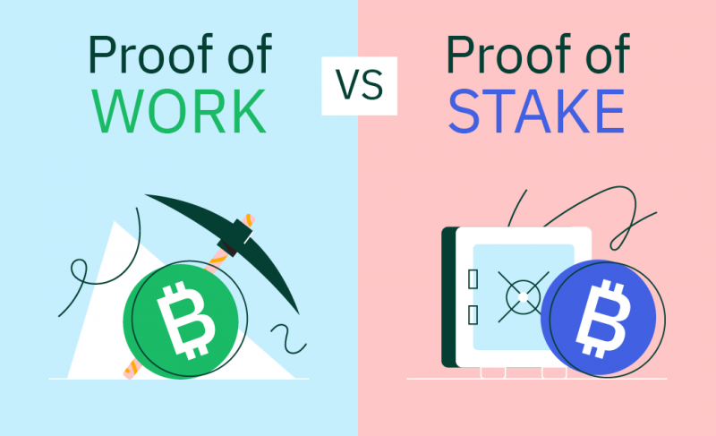 Различия Proof of Work и Proof of Stake